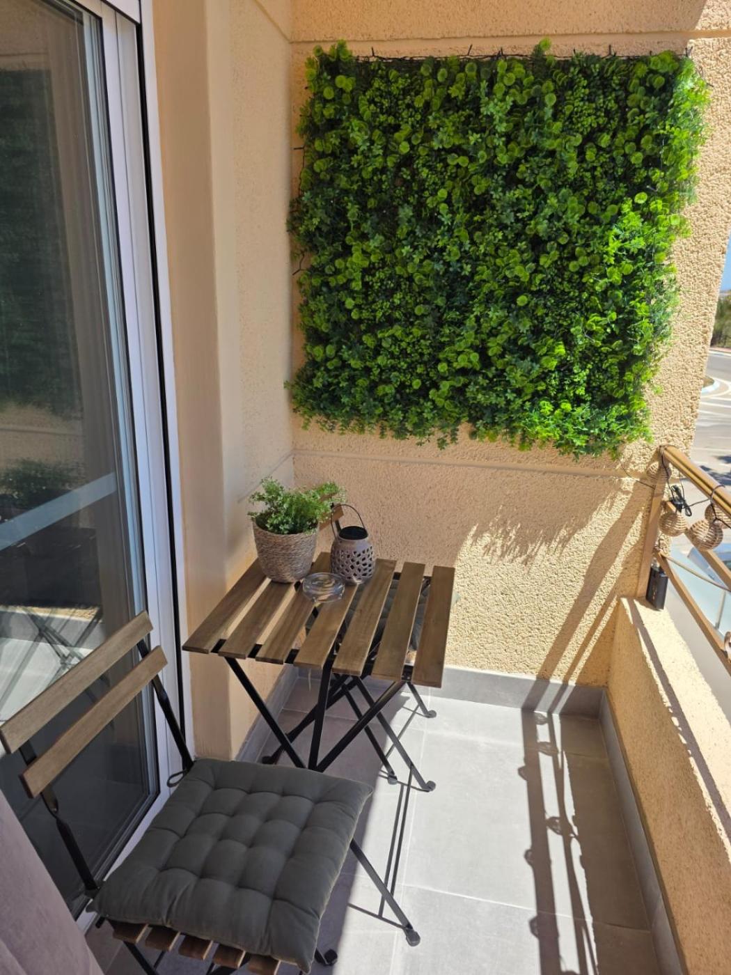 Living room and balcony